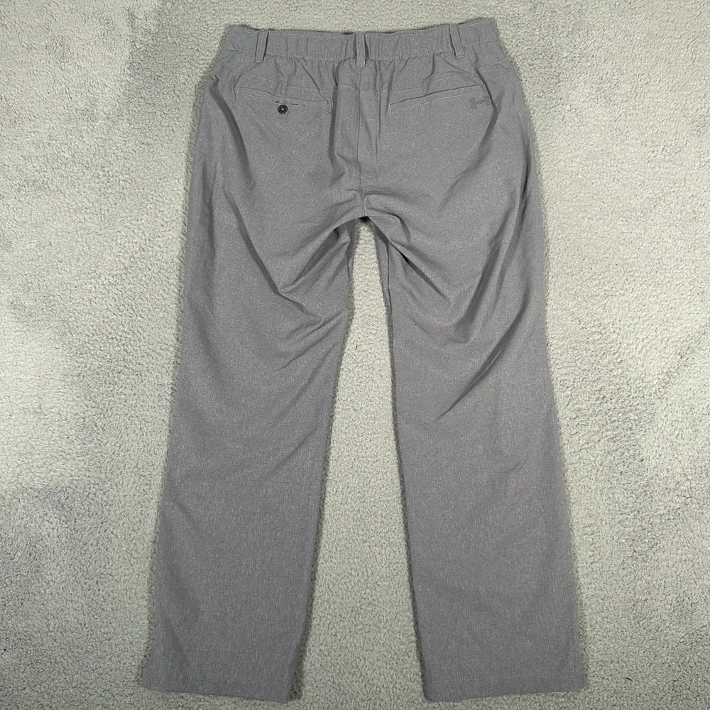 Under Armour Pants Mens 36x30 (Fits 34) Gray‎ Showdown Golf Performance Vented